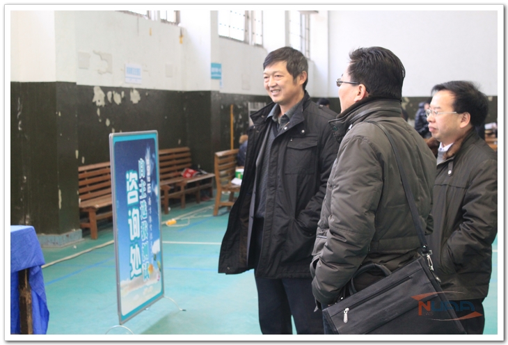 副校长吴庆宪视察现场